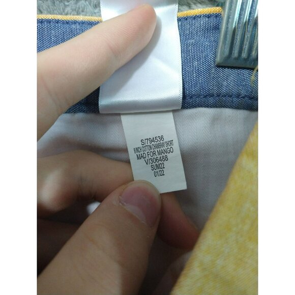 Banana Republic Shorts Mens 31 x 9 Chambray Flat Front Mid Rise Lot of 3 - Picture 9 of 10